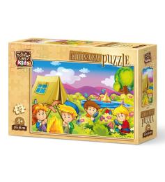 Puzzle de Madeira Art Puzzle Curiosos Campista 25 pçs