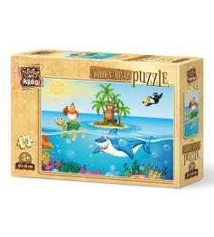 Puzzle de Madeira Art Puzzle A galinha turística 50P