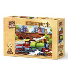 Puzzle de Madeira Art Puzzle o trenzinho 100 peça