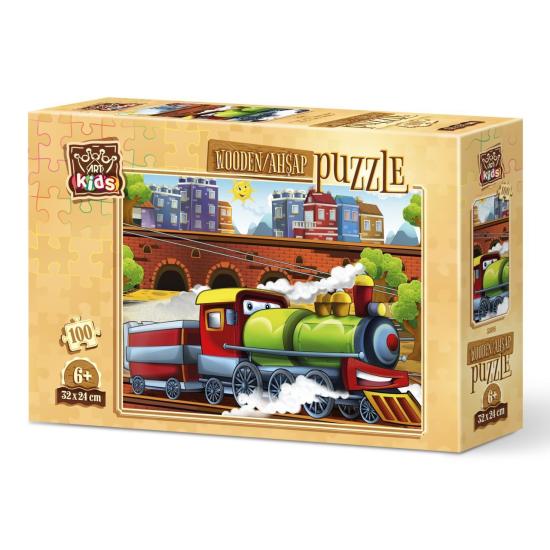 Puzzle de Madeira Art Puzzle o trenzinho 100 peça