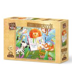 Puzzle de Madeira Art Puzzle Floresta Escola 100 P