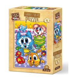 Puzzle de Madeira Art Puzzle Pequeno Travesso 16 Pzs