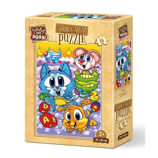 Puzzle de Madeira Art Puzzle Pequeno Travesso 16 Pzs