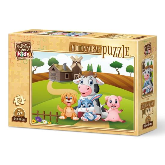 Puzzle de Madeira Art Puzzle Posando na Fazenda 50P