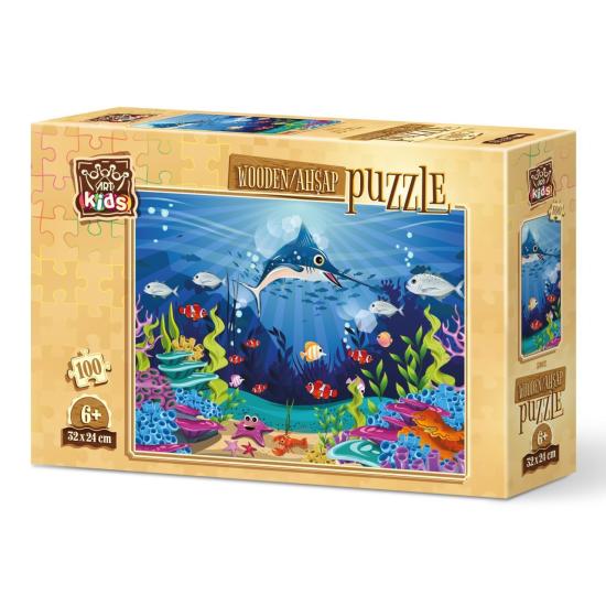Puzzle de Madeira Art Puzzle oceano tráfego 100 p Puzzle de Madeira Art Puzzle oceano tráfego 100 p