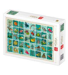 Puzzle Deico Colagem Aquatic World 1000 Peças