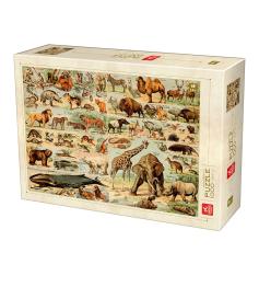 Puzzle Deico Enciclopédia de Animais Selvagens 1000 Peças