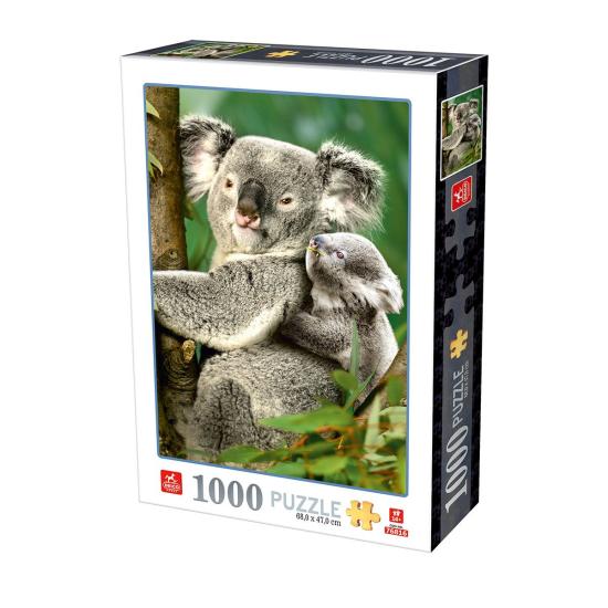 Puzzle Deico Koalas 1000 peças Puzzle Deico Koalas 1000 peças