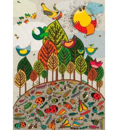 Puzzle Deico Birds and Bugs 1000 Peças