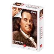 Puzzle Deico Retrato de Benjamin Franklin 1000 Peças