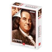 Puzzle Deico Retrato de Benjamin Franklin 1000 Peças