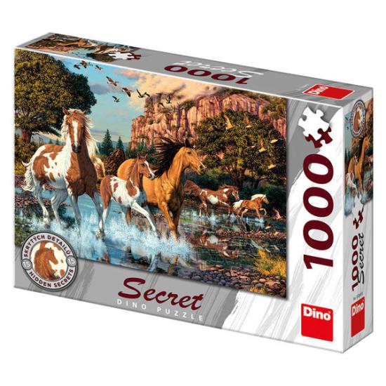 Puzzle Dino Cavalos 1000 Peças Puzzle Dino Cavalos 1000 Peças