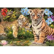 Puzzle Dino Tiger Cubs 1000 Peças