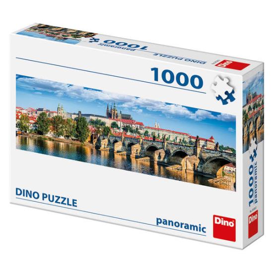 Puzzle Dino Hradcany Castelo de Dñia, Praga de 1000 peças