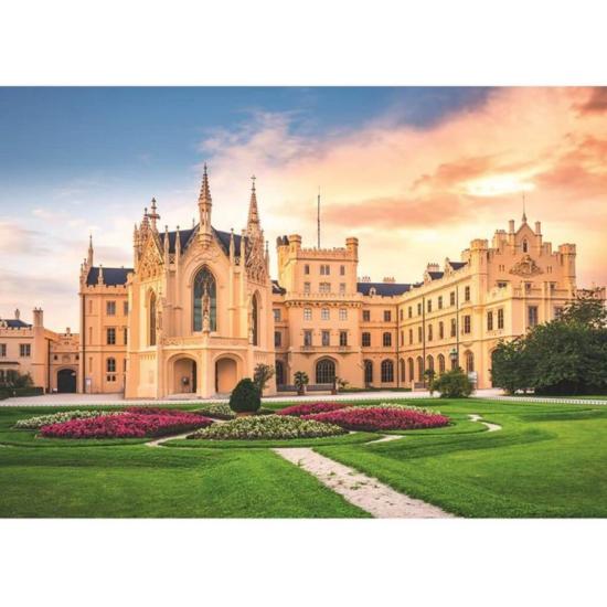 Puzzle Dino Castelo de Lednice, República Tcheca de 500 Pçs