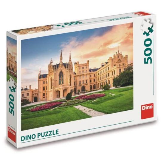 Puzzle Dino Castelo de Lednice, República Tcheca de 500 Pçs