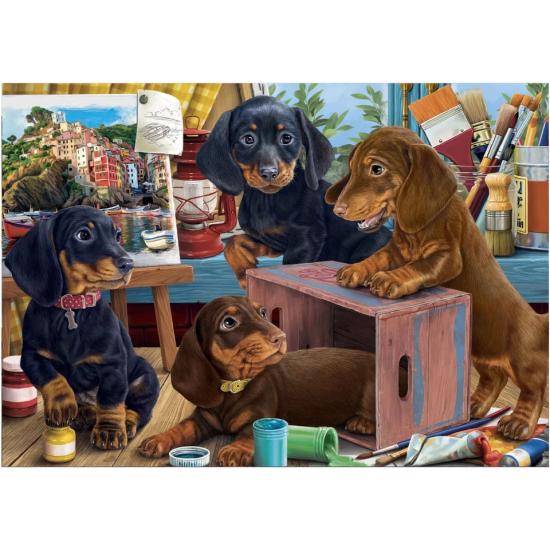 Puzzle Dino Duchshunds XXL de 300 Peças