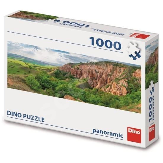 Puzzle Dino Desfiladeiro Vermelho Panorâmicos de 1000 Pzs