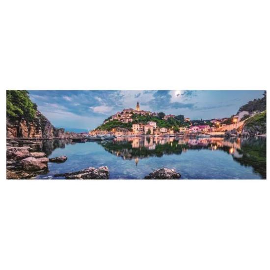 Puzzle Dino ilha Krk, Croacia Panorâmicos de 1000 Pzs