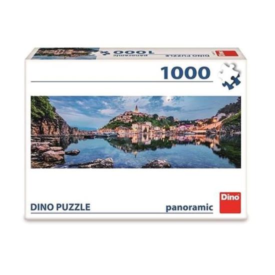 Puzzle Dino ilha Krk, Croacia Panorâmicos de 1000 Pzs