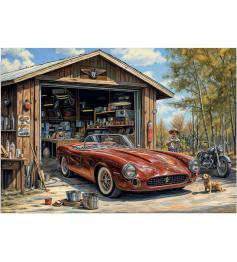 Puzzle Dino Jaguar Na Garagem XXL de 300 Peças