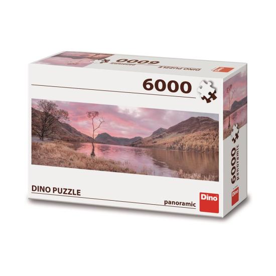 Puzzle Dino Lago nas Montanhas 6000 Peças
