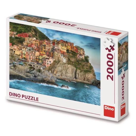 Puzzle Dino Manarola Colorida de 2000 Peças