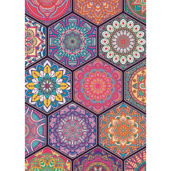 Puzzle Dino Mandalas XXL de 500 peças