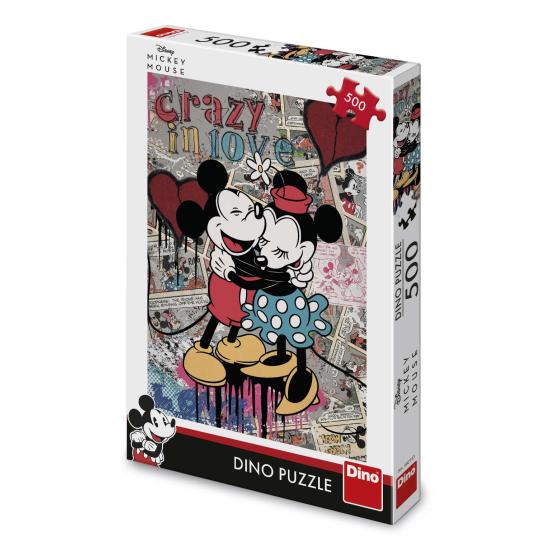 Puzzle Dino Mickey Retro de 500 peças