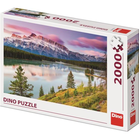 Puzzle Dino das Montanhas Rochosas de 2.000 peças Puzzle Dino das Montanhas Rochosas de 2.000 peças