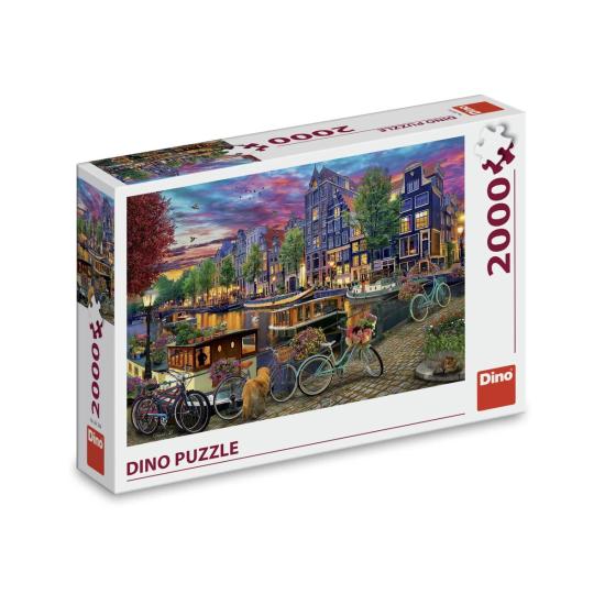 Puzzle Dino Amsterdã Pintada de 2000 Peças