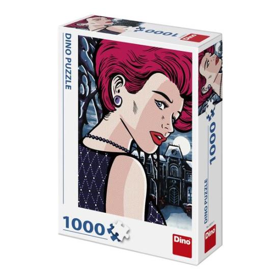 Puzzle Dino Mystery Woman Pop Art 1000 Peças Puzzle Dino Mystery Woman Pop Art 1000 Peças