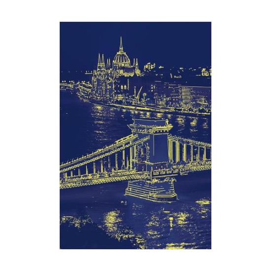 Puzzle de dinossauro de néon de Budapeste de 1000 peças