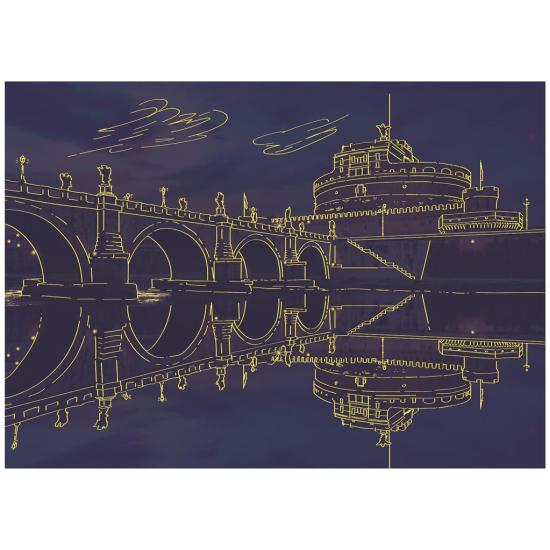 Puzzle Dino Castel Sant'Angelo Neon 1000 Peças Puzzle Dino Castel Sant'Angelo Neon 1000 Peças