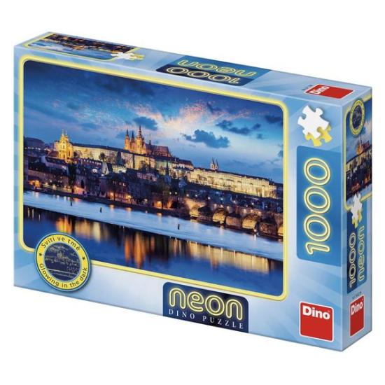 Puzzle Dino Neon Castelo de Praga 1000 Peças