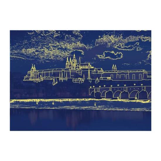 Puzzle Dino Neon Castelo de Praga 1000 Peças