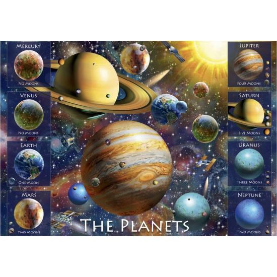 Puzzle Dino Oito Planetas XXL 500 peças