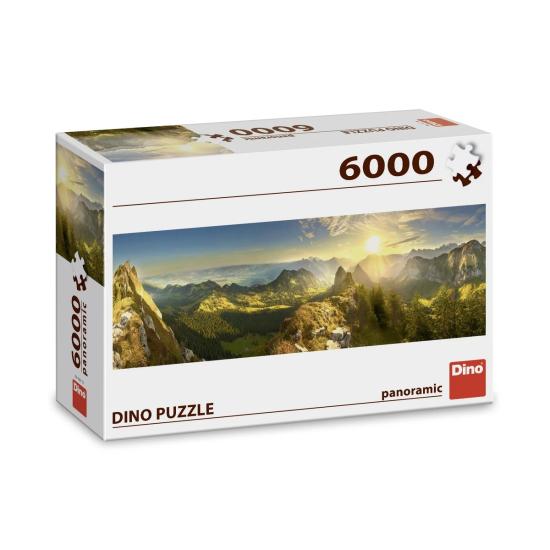 Puzzle Dino Outono Suíço Pano 6000 Peças