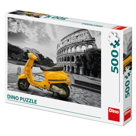 Puzzle Dino Vespa passeio pelo Coliseu em Roma 500 peças