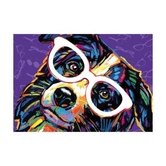 Puzzle Dino Cachorro com Óculos 500 Peças Puzzle Dino Cachorro com Óculos 500 Peças