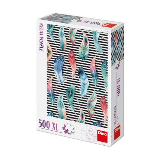 Puzzle Dino Penas XXL de 500 peças