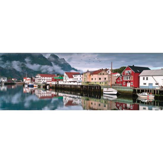 Puzzle Dino da vila de pescadores de 2.000 peças