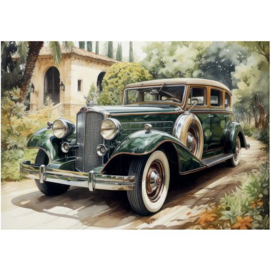 Puzzle Dino Rolls-Royce Verde 500 Peças