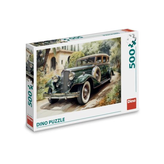 Puzzle Dino Rolls-Royce Verde 500 Peças