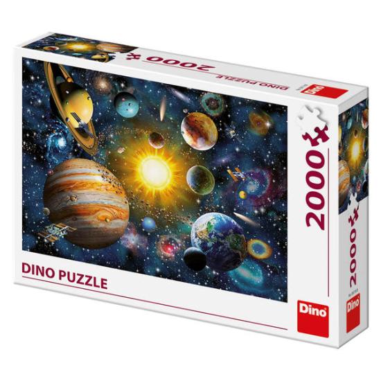 Puzzle Dino do Sistema Solar de 2.000 Peças Puzzle Dino do Sistema Solar de 2.000 Peças