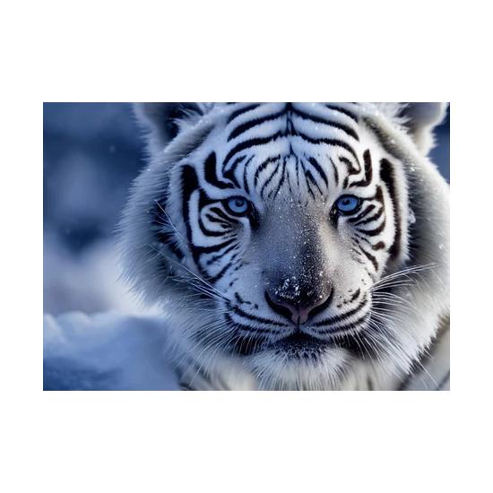 Puzzle Dino Tigre Branco 1000 Peças