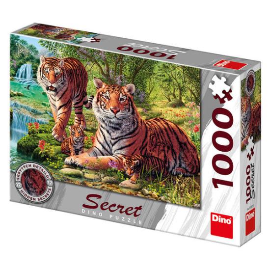 Puzzle Dino Tigres de Bengala 1000 Peças