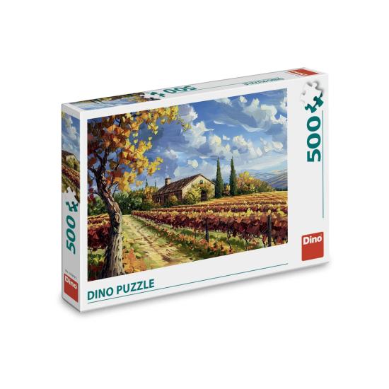 Puzzle Dino Vinha Pintada 500 Peças