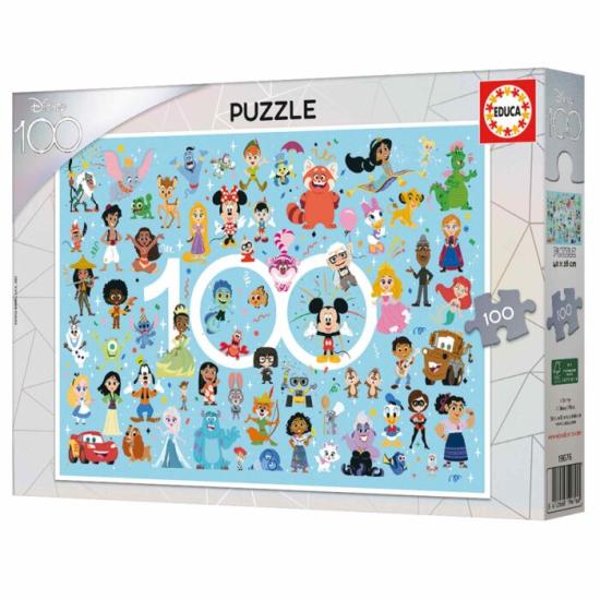 Puzzle Educa 100 Aniversario Disney 100 Peças Puzzle Educa 100 Aniversario Disney 100 Peças