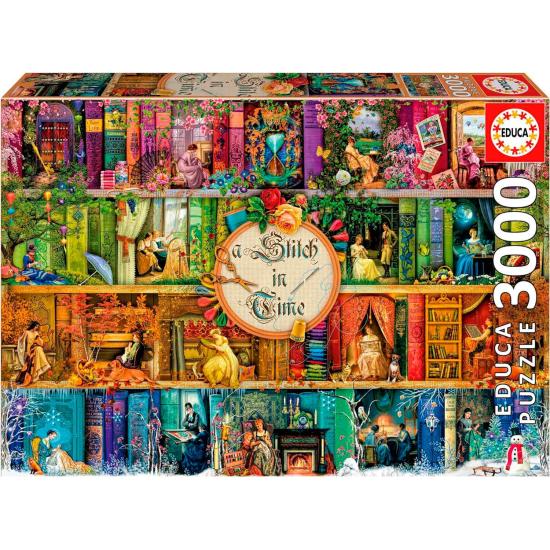 Puzzle Educa A Stitch in Time de 3000 peças
